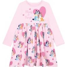 Bluey Bingo Long Sleeve Dress - Pink