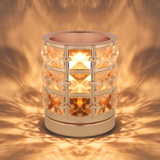 Wax Melt Everly Quinn Crystal Warmer 2-in-1 Gold 3.93 H x 3.14 W x 3.14 D Wax Melt