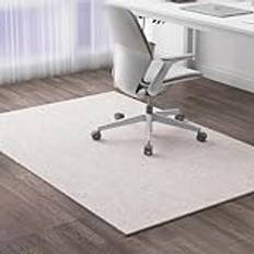 Beige Skrivbordsunderlägg XIEMINLE Halkfri Kontorsstol Matta 90 x 150 cm Beige