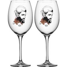 Kosta Boda Glass Kosta Boda Wait for him Hvitvinsglass, Rødvingsglass 52cl 2st