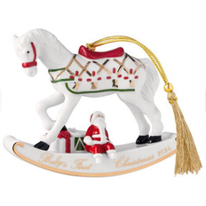 Villeroy & Boch Christmas Decorations Villeroy & Boch Rocking Horse Multicolor Christmas Tree Ornament 3.5"