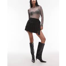 & Other Stories Skirts & Other Stories Wool Blend Asymmetric Skirt with Buckle Black