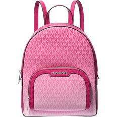 Michael Kors Pink Backpacks Michael Kors Jaycee Medium Ombré Signature Logo Backpack - Dragonfruit