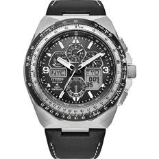 Citizen Calendrier perpétuel Montres-bracelets Citizen Promaster Skyhwak A-T JY8149-05E Homme Analogique Verre saphir