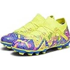 Puma Future Match Energy Fg/Ag Jr - Ultra Blå/Gul/Varning Lysande Rosa