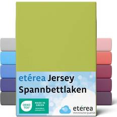 Eterea Comfort Jersey Påslakan 100x200 cm Green Underlakan (200x)