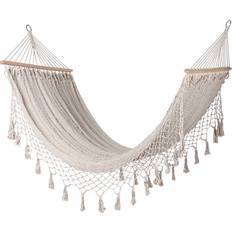 Hammocks Home ESPRIT Hanging Hammock White 100 x 200 x 5 cm