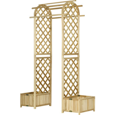 OutSunny Trellises OutSunny Wooden Wedding Arch 92.5 H x 21.3 W x 65.3 D