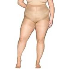 Curvy Strumpbyxor Plus Size - Beige