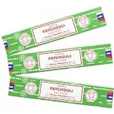 Satya Nag Champa Patchouli Rökelsepinnar 3-pack Ljusstake, Ljus & Doft