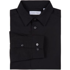 Spandex Shirts Children's Clothing Calvin Klein Boys' Long Sleeve Slim Fit Dress Shirt - Button Down