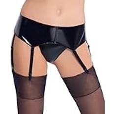 Black Level Vinyl Suspender Belt -