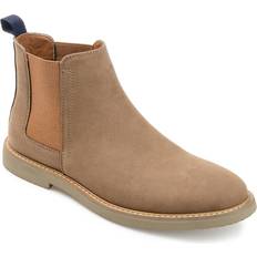 Synthetic Leather Chelsea Boots Vance Co. Marshon Chelsea Boots - Tan