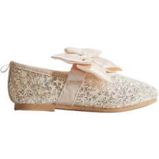 Polyesteri Ballerinat H&M Bow-Detail Ballet Pumps - Cream