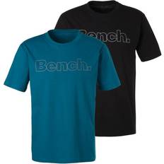 Bench Overdele Bench Bench Bluser T-shirts - Himmelblå/Sort/Hvid