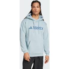 Silber Pullover Terrex Multi Large Hoodie - Blau/Hellblau