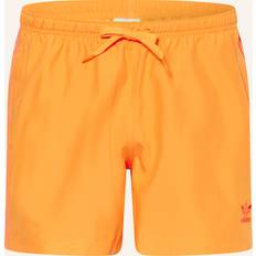 Guld Badkläder adidas Adicolor Badshorts Med 3 Ränder - Guldfärgade