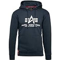 Hoodies - Natur Pullover Alpha Industries Basic Hoody Kapuzensweat - Navy