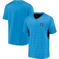 Fanatics Charlotte FC Blue Extended Play V-Neck T-Shirt