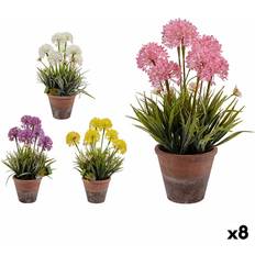 Ibergarden Dekorativ Växt Kork Keramik Plast Set om 8 24 x 43 x 24 cm Dekoration