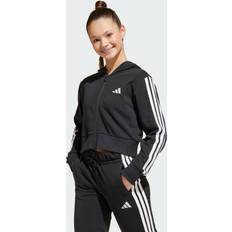Recycled Materials Hoodies adidas Essentials Full Zip Hoodie - Black/White