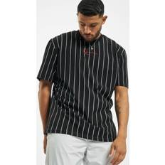 Karl Kani Small Signature Pinstripe T-shirt - Black/White