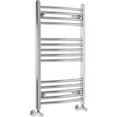 Heated Towel Rails Belfry Heating Mcmahan Vertical Curved Heated Towel Rail 80cm H X 50cm W Chrome