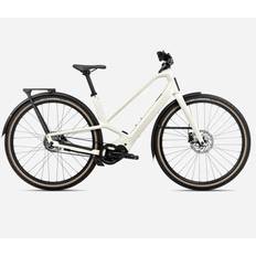 Blanc Vélos électriques tout terrain Orbea Diem 20 Electric Bike Ivory White