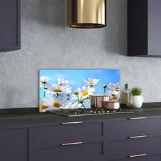 Ebern Designs Glas Spritzschutzpaneel 50 cm x 100 cm Spritzschutz