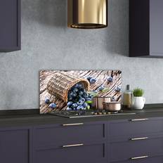 Ebern Designs Glas Spritzschutzpaneel 50 cm x 100 cm Spritzschutz