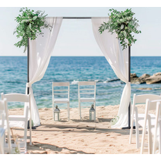 Yescom USA, Inc. WinSpin 10x10 Ft Backdrop Stand for Parties Wedding Birthday Events Photography Photo Booth Step and Repeat Adjustable Heavy Duty Backdrop Stand with Carrying Bag