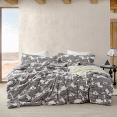 Puppy Love Oversized Comforter Set California King Bedspread Gray, White