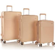 Pink Suitcase Sets Heys Pastel S M L Set Beige