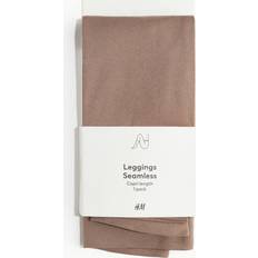 Tights H&M Seamless Capri Leggings - Beige