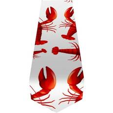 Ownta Lobster Pattern Table Runner Tablecloth Red