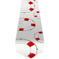 Ownta Lifebuoy Pattern Table Runner Tablecloth Red