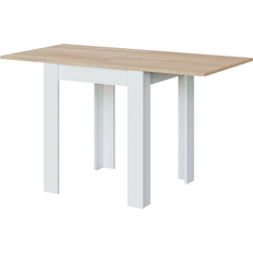 Dining table Dmora Dkuavit White/Oak Dining Table 67x67cm