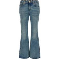 Balmain Dame Jeans Balmain Flared Denim Jeans - Blå