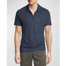 Vilebrequin Abbigliamento Vilebrequin Linen Jersey Polo Shirt - Blue