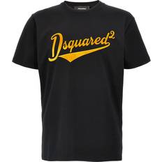 DSquared2 Oberteile DSquared2 Cool Fit T-Shirt - Schwarz/Dunkelgelb