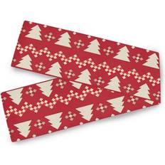 Hidove Christmas Table Runner 13 x 70 Inch Tablecloth Red