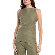 Linnen - Man Blouses Faithfull The Brand Antibes Linen Top - Khaki