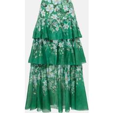 Zimmermann Kjolar Zimmermann Polyester Pleated Maxi Skirt -