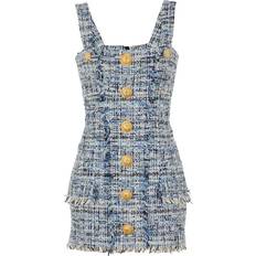 Balmain Blåa Klänningar Balmain Klänning Dam - Blå