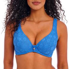 Black - Solid Colours Bikini Tops Freya Nomad Nights High Apex Bikini Top - Blue