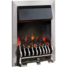 Fireplaces Belfry Heating Nigel Illusion Electric Inset Fire Chrome 59.6cm H X 49.5cm W X 16.5cm D