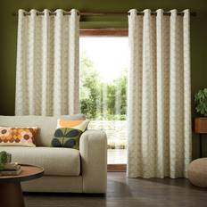Curtains & Accessories Orla Kiely Linear Stem Eyelet Curtains 66 x 72 in