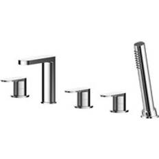 Binsey 5-Hole Pillar Mounted Bath Shower Mixer Tap