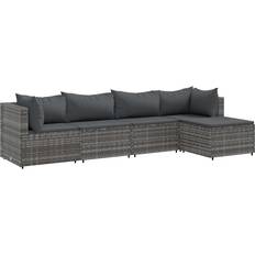 vidaXL aus Polyrattan mit Poly Rattan Lounge-Set