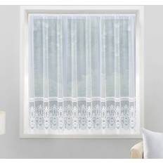 White Curtains Heavy Base Lace Net Curtain 200 x 160 cm